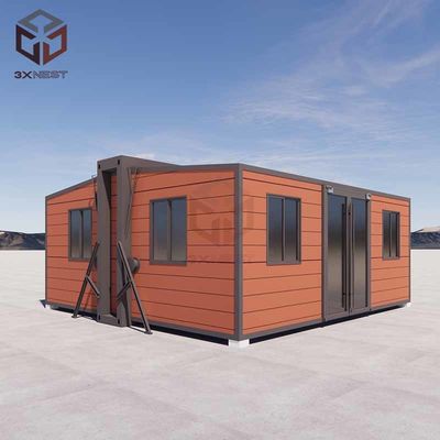 Q235B Ventana de acero ligera plegable pequeña casa plegable prefabricada de PVC