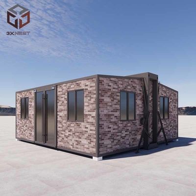 Casa de contenedores plegable de acero prefabricado de lujo impermeable Casas personalizables