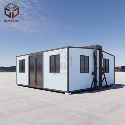 Contenedor de envío plegable prefabricado pequeño Casa Estructura de acero