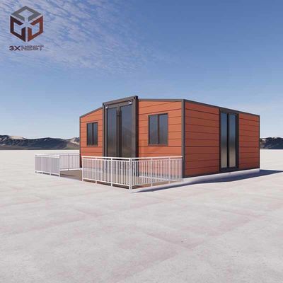 20FT Casa prefabricada con puertas de acero / aluminio