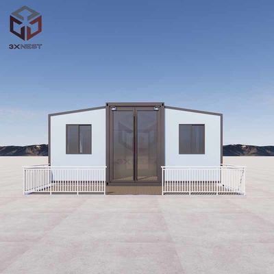 Diseño personalizado Puente roto de aluminio doble puerta estructura de acero casas prefabricadas