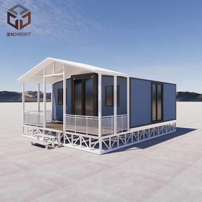 ODM Prefabricado Casas de contenedores plegables de 20 pies Panel de sándwich EPS