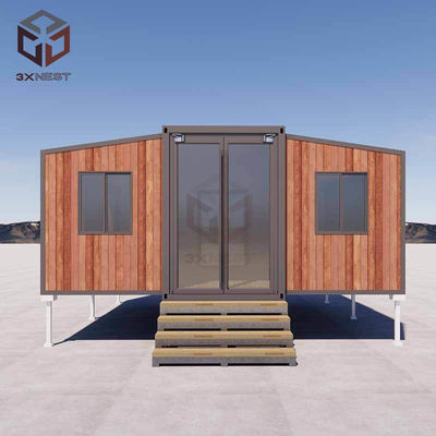 Casas prefabricadas de 20 pies de altura con ventana corredera de PVC y panel de sándwich EPS más de 20 años de vida útil