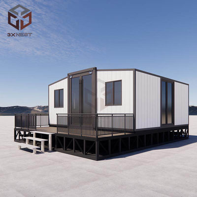 Casas prefabricadas de contenedores plegables ajustables de 20 pies personalizadas