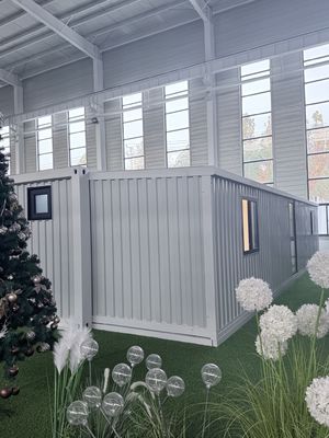 Casa contenedor expandible de 40 pies con diseño interior personalizable, nivel de rendimiento sísmico 8 y estructura de acero galvanizado