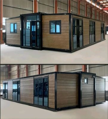 Casa de contenedores de aluminio de aleación de ventana corredera 30FT extensible para sus proyectos