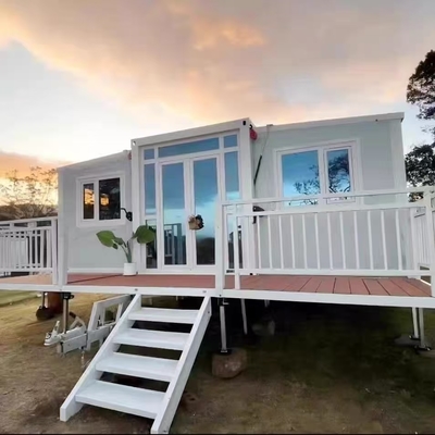 Casa plegable prefabricada de 20 pies/40 pies con sistema eléctrico CE/UL