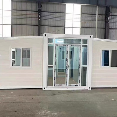 Casa plegable prefabricada de acero ignífugo Grado A 20 pies 40 pies