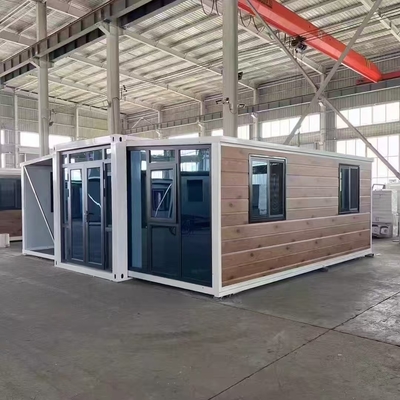 Casa plegable prefabricada moderna con aislamiento EPS/PU/lana de roca