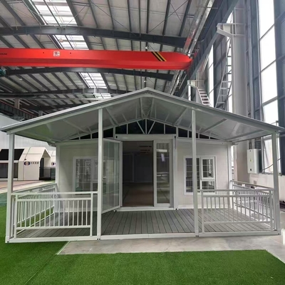 Casa plegable prefabricada personalizable de 20 pies/40 pies con resistencia al viento grado 11