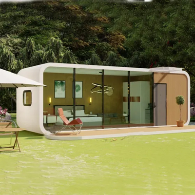 Casa cápsula Apple de aleación de aluminio con WiFi y 20㎡ de superficie