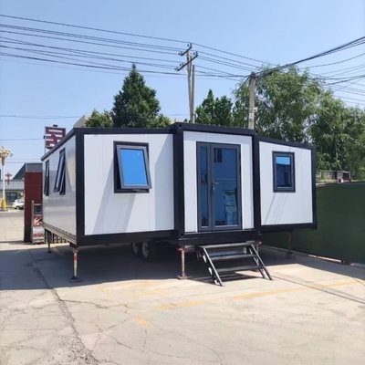 Casa plegable prefabricada de 50 mm con sistema eléctrico CE / UL y resistencia a terremotos de 8 magnitud