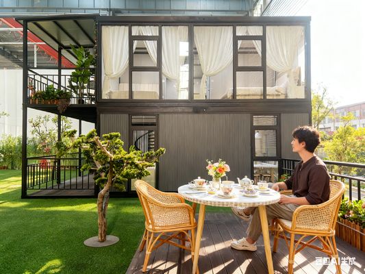 Casas prefabricadas expandibles a prueba de fuego con diseño personalizable y marco de acero ligero galvanizado