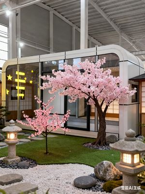 Casa cápsula portátil de manzana de 5.4 toneladas con funciones de hogar inteligente para la vida moderna