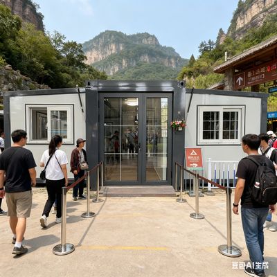 Top Beam Bending Parts 2.0mm Expandable double wing container house