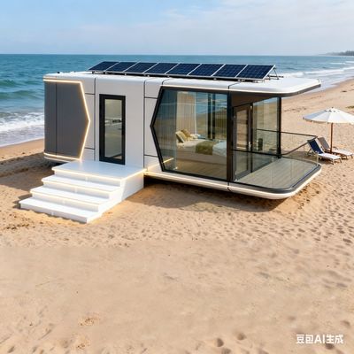 Casa de la cápsula espacial Smart Capsule Home con L8560 * W3460 * H3400 Dimensiones Espacio-29 Modelo para 2 personas