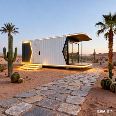 Casa Cápsula Espacial-29 con Decoración Interior Personalizada y L8560 * W3460 * H3400