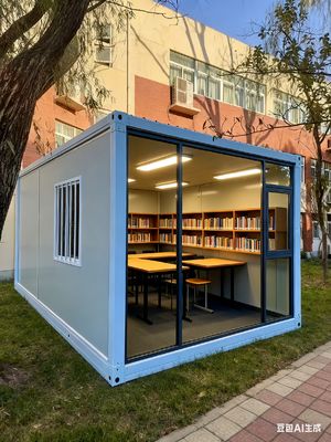 Casa prefabricada expandible con dimensiones interiores de 5630*2230*2515mm aislamiento térmico 0.043W/m.K y carga activa del techo 0.5KN/m2