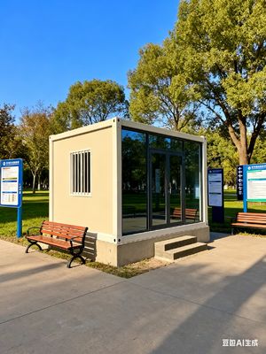 Casa plegable de paquete plano con cerradura de puerta de acero Carga activa 2.0KN/m2 Dimensiones interiores 5630*2230*2515mm Resistencia al viento 0.5KN/m2