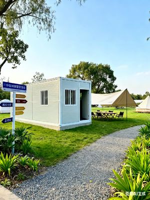 2.0KN/m2 Ground Live Load A-level Fire Performance Flat Pack Prefab House for Customizable Design