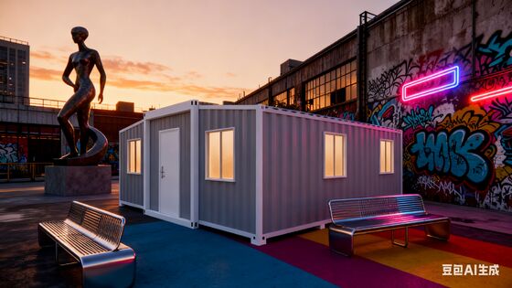 Casa de contenedor expandible de 40 pies con panel de PVC Interior de acabado Resistencia al viento 4.18KN / M2 y terraza personalizable