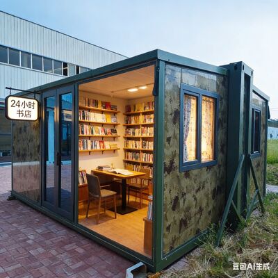 Prefab Folding House with 27.5 Square Meters Floor Area, Grade 8 Earthquake Resistance, and Fully Galvanized Side Frame