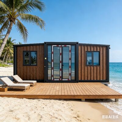 Contenedor plegable de 20 pies con aislamiento térmico y acústico que cumple con los estándares internacionales de seguridad y se puede personalizar para diversas aplicaciones