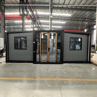 Foldable 20ft Container with Level 8 Seismic Performance and Folded Size L5900 W2200 H2480mm Featuring Fully Galvanized Side Frame